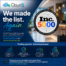 Infographic showing that Cloud5 made the inc 500 list.
